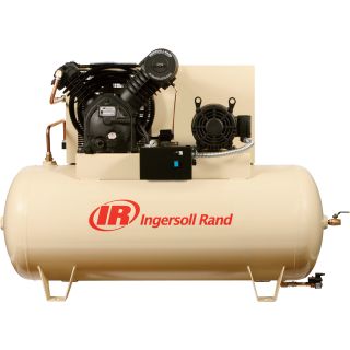 Ingersoll Rand Type-30 Reciprocating Air Compressor (Dual Phase, Fully Packaged) — 10 HP, 230 Volt, 3 Phase, Model# 2545E10-VP  30   39 CFM Air Compressors