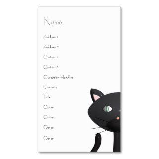 Kitty in Paris Business Card Templates