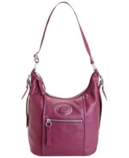 Giani Bernini Handbag, Glazed Leather Hobo   Handbags & Accessories