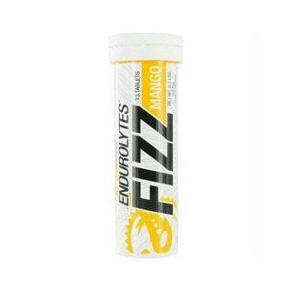 Hammer Nutrition Endurolytes Fizz Electrolyte Tablets   1 Tube (Mango)  Sports Nutritional Supplements  Grocery & Gourmet Food