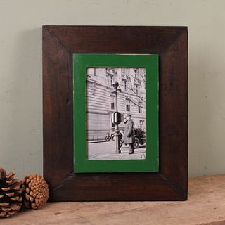 reclaimed wooden frame by möa design