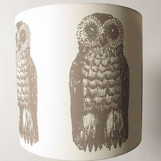 mr owl lampshade by charlotte gale