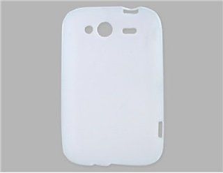 Durable TPU Crystal Back Case for HTC Wildfire S(G8S) (White) Cell Phones & Accessories