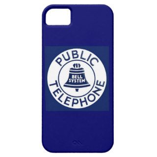 PUBLIC TELEPHONE BELL SYSTEM LOGO iPhone 5 CASE