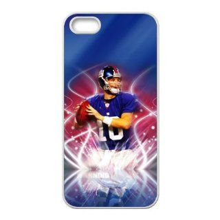 Custom NFL Famous Player Eli Manning NO.10 of New York Giants Cover Case for iPhone 5S/5 5S 1345 Cell Phones & Accessories