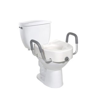 Drive Medical Padded arm Raised Toilet Seat Drive Medical Toilet & Shower Aids