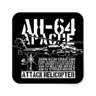 AH 64 Apache Sticker
