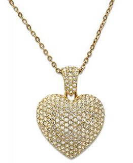 Swarovski Necklace, Puffed Heart Pendant   Fashion Jewelry   Jewelry & Watches