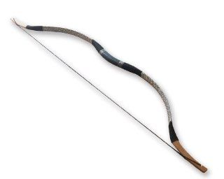 Buffalo Mongolian hunting Longbow Snakeskin Facade Bow Recurve Archery With String 45lbs  Bow And Arrow  Sports & Outdoors