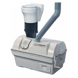 Centrex 2000 NE Non Electric Composting Toilet System with A/F Waterless Kit per 1   Toilet Lid Covers