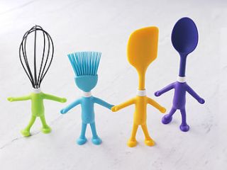 silicone kitchen utensils by cookie crumbles