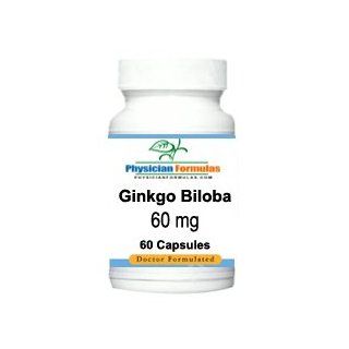 Ginkgo Biloba Extract 60 mg, 60 Capsules   Endorsed by Dr. Ray Sahelian, M.D.   A Smart Pill Supplement Health & Personal Care