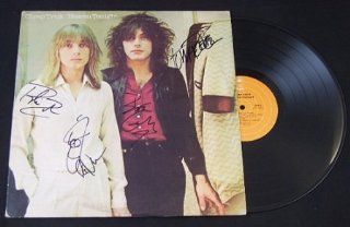 Cheap Trick Heaven Tonight Group Signed Autographed Lp Record Album with Vinyl Framed Loa Entertainment Collectibles