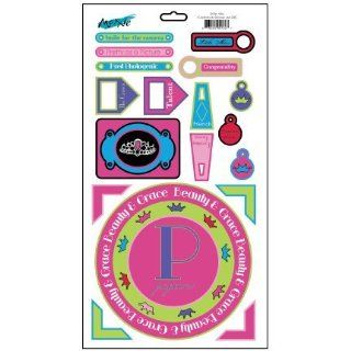 Little Miss Pageant Cardstock Scrapbook Stickers (LM205)