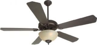 Craftmade CDU208OB NRG, Contractor's 208 Oiled Bronze 52" Ceiling Fan w/ Light & BCD52 OB   Ceiling Fans  