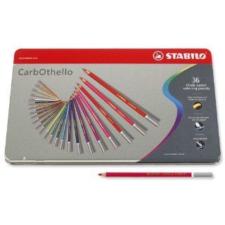 Carb Othello Pastel Pencil Set of 36 in a Metal Tin