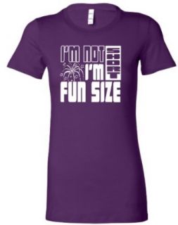 Purple Juniors I'm Not Short I'm Fun Size T Shirt   XX Large Clothing
