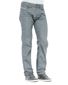 Diesel Waykee Straight Leg Jeans, Grey