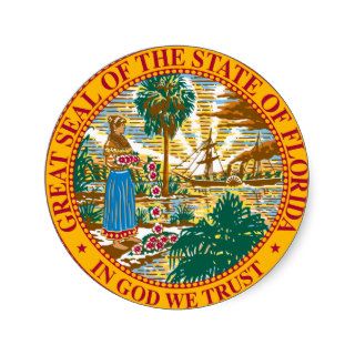 Florida Great Seal Stickers