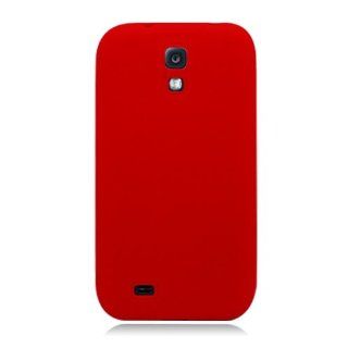 Red Silicone Soft Skin Gel Case Cover for Samsung Galaxy S4 i9500 Cell Phones & Accessories