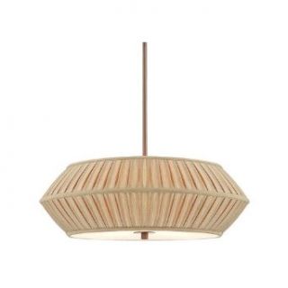 Dolan Designs 1034 206 3 Light 17.25" Classic Bronze Pendant with Pleated Shade from the Sunrise Collec, Classic Bronze   Close To Ceiling Light Fixtures  