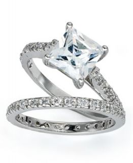 Arabella 14k White Gold Ring, Swarovski Zirconia Wedding Ring (2 3/4 ct. t.w.)   Rings   Jewelry & Watches