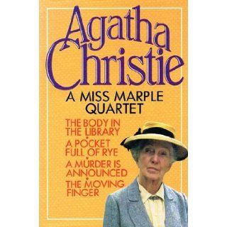 A Miss Marple Quartet. The Body in the Library. A Pocket Full of Rye. A Murder is Announced. The Moving Finger. Agatha Christie Books