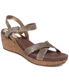 Life Stride Natural Wedge Sandals   Shoes