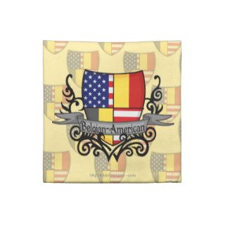 Belgian American Shield Flag Napkins