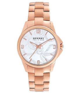 Sperry Top Sider Watch, Womens Kinney Rose Gold Ion Plated Stainless Steel Bracelet 38mm 102054   Watches   Jewelry & Watches