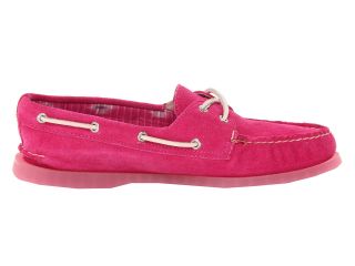 Sperry Top Sider A/O 2 Eye Fuchsia Suede (Fuchsia)