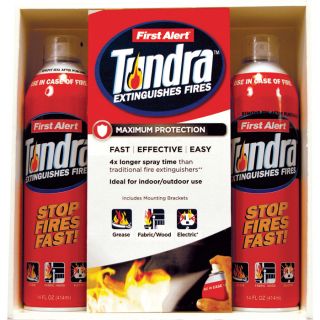 First Alert Tundra Fire Extinguishers — 2-Pk., Model# AF400-2  Fire Extinguishers