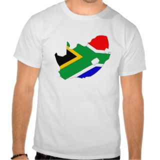 South Africa Flag Map full size T shirts