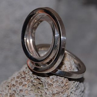 sterling silver swirl ring by otis jaxon silver and gold jewellery