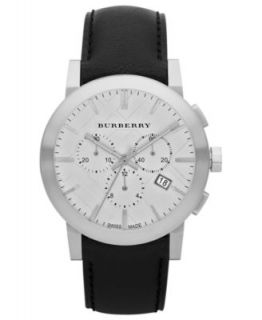 Burberry Watch, Mens Swiss Dark Gray Beat Check Cloth Strap 39mm BU1758   Watches   Jewelry & Watches