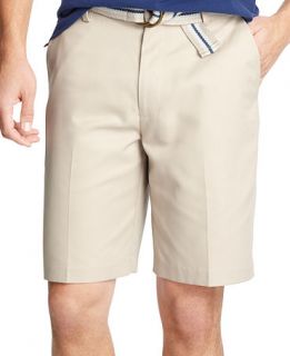 Izod Lightweight Solid Flat Front Shorts   Shorts   Men