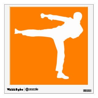 Orange Martial Arts Room Graphic