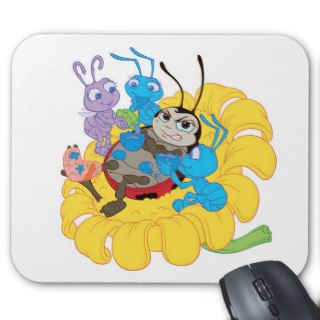 Francis, Flik, and Mr. Soil   A Bug's Life Disney Mouse Pads
