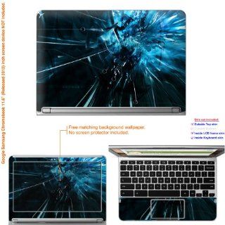 Decalrus   Matte Decal Skin Sticker for Google Samsung Chromebook with 11.6" screen (IMPORTANT read Compare your laptop to IDENTIFY image on this listing for correct model) case cover Mat_Chromebook11 198 Computers & Accessories