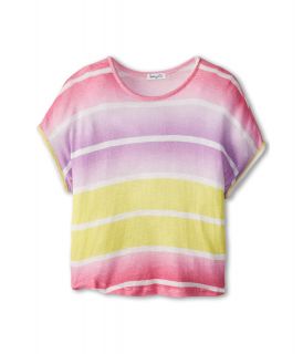 Splendid Littles Ombre Printed Loose Knit S/S Top Girls Short Sleeve Pullover (Multi)