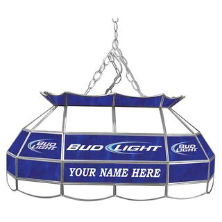 Customized Budweiser Logos 28 inch Stained Glass Pool Table Light Trademark Tiffany Style
