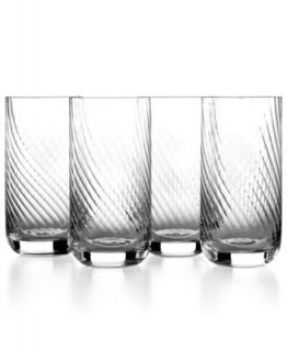 The Cellar Glassware, Set of 4 Premium Flourish Double Old Fashioned Glasses  