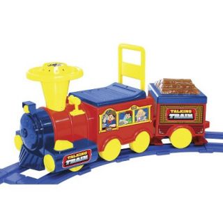 National Products 6V Battery Operated Talking Train with Track
