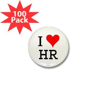  I Love HR Mini Button (100 pack)