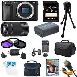 Sony Alpha a6000 24.3MP Interchangeable Lens Camera Body and Lens Kit