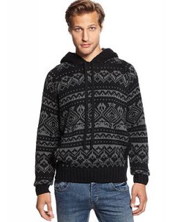 Weatherproof Vintage Sweater, Fairisle Pullover Hoodie   Sweaters   Men