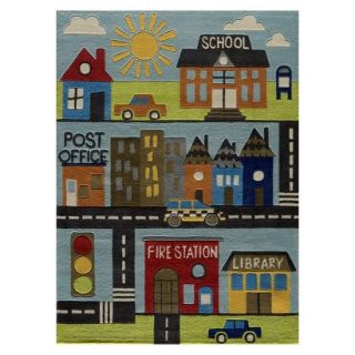 Town Area Rug   Multicolor (8x10)