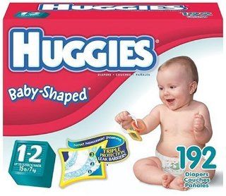 Huggies Snug N' Dry Diapers, Size 1 2, 192 ct Health & Personal Care