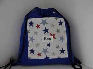 personalised kit bag star style by honey on toast