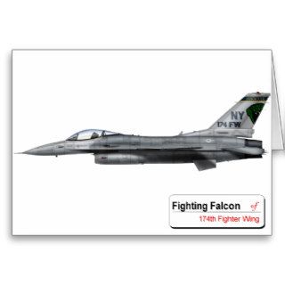 174 Fighter Wing F 16 Fighting Falcon Card